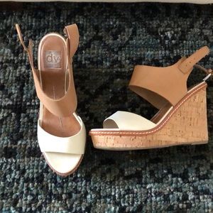 Dolce Vita Neutral Cork Heels